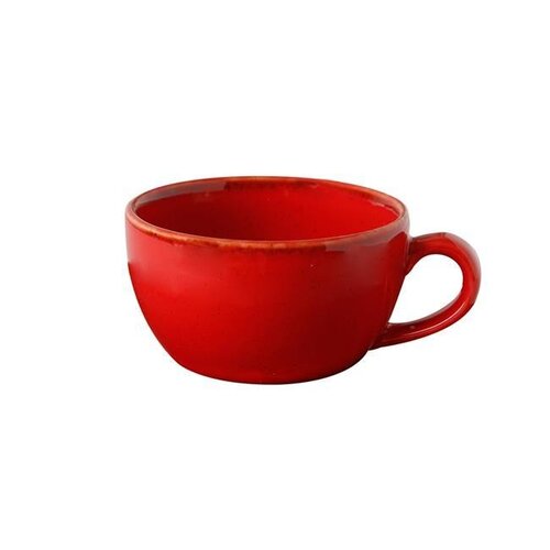 Porland Filiżanka elegancka sztaplowana czerwona 320 ml, Magma Porland Filiżanka elegancka sztaplowana czerwona 320 ml, Magma