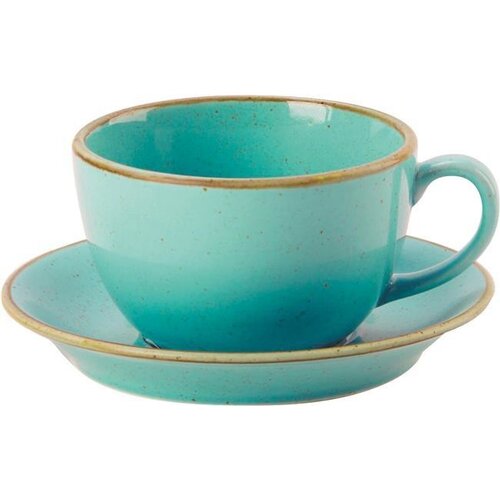 Porland Filiżanka elegancka sztaplowana turkusowa 250 ml, Laguna