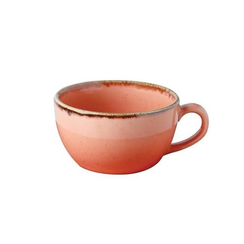 Porland Filiżanka elegancka sztaplowana pomarańczowa 320 ml, Amber Porland Filiżanka elegancka sztaplowana pomarańczowa 320 ml, Amber