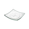 Fine Dine Fingerfood square transparent glass dish 80x80 mm