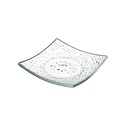 Fine Dine Fingerfood square transparent glass dish 80x80 mm