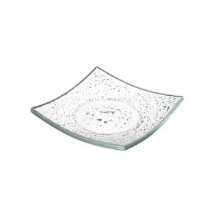 Fine Dine Fingerfood square transparent glass dish 80x80 mm