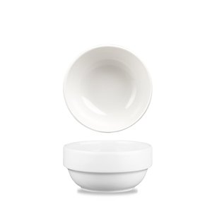 Churchill White Profile Stacking Bowl 12.6Oz Box 6 Churchill White Profile Stacking Bowl 12.6Oz Box 6