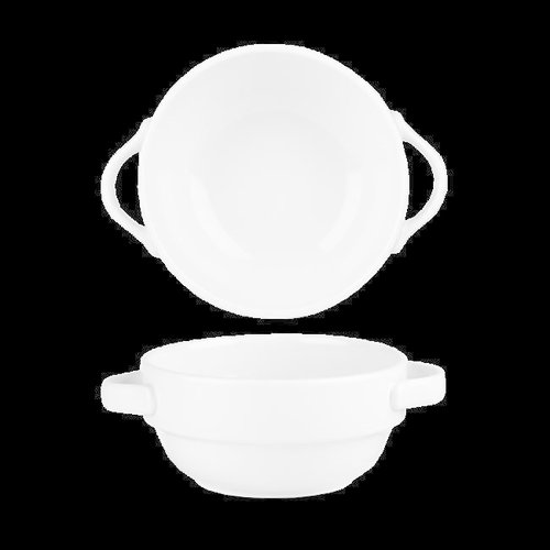 Churchill White Handled Stacking Bowl 12.6Oz Box 6