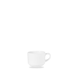 Churchill Stackable White Espresso Cup 90 ml, Profile Churchill Stackable White Espresso Cup 90 ml, Profile