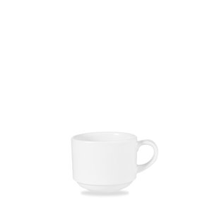 Churchill Stackable White Cup 220 ml, Profile Churchill Stackable White Cup 220 ml, Profile