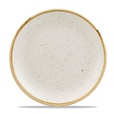 Churchill Shallow Plate, Ø165 mm, Stonecast Barley White