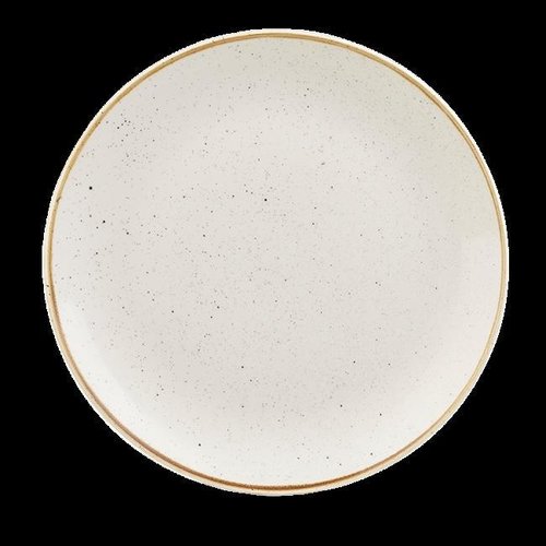 Churchill Shallow Plate, Ø217 mm, Stonecast Barley White Churchill Shallow Plate, Ø217 mm, Stonecast Barley White