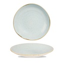 Churchill Deep Plate, Ø253 mm, 1100 ml, Irregular, Stonecast Duck Egg