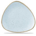 Churchill Talerz płytki, Ø311 mm, trójkątny, Stonecast Duck Egg