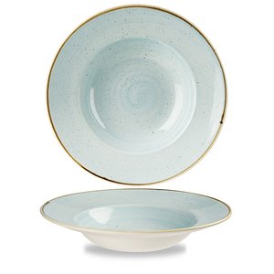 Churchill Deep Plate with Wide Rim, Ø280 mm, 468 ml, Stonecast Duck Egg Churchill Deep Plate with Wide Rim, Ø280 mm, 468 ml, Stonecast Duck Egg