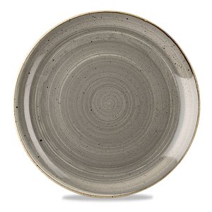 Churchill Shallow Plate, Ø324 mm, Stonecast Grey Churchill Shallow Plate, Ø324 mm, Stonecast Grey