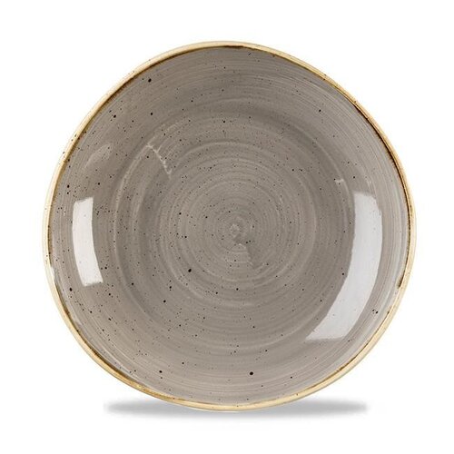 Churchill Deep Plate, Ø253 mm, 1100 ml, Irregular, Stonecast Grey Churchill Deep Plate, Ø253 mm, 1100 ml, Irregular, Stonecast Grey