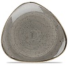 Churchill Shallow Plate, Ø265 mm, Triangular, Stonecast Grey Churchill Shallow Plate, Ø265 mm, Triangular, Stonecast Grey