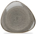 Churchill Shallow Plate, Ø311 mm, Triangular, Stonecast Grey
