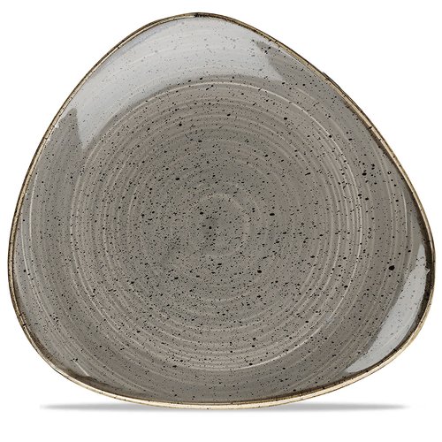Churchill Shallow Plate, Ø311 mm, Triangular, Stonecast Grey Churchill Shallow Plate, Ø311 mm, Triangular, Stonecast Grey