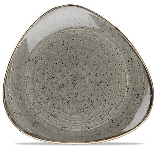 Churchill Shallow Plate, Ø311 mm, Triangular, Stonecast Grey Churchill Shallow Plate, Ø311 mm, Triangular, Stonecast Grey