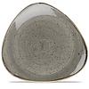 Churchill Shallow Plate, Ø229 mm, Triangular, Stonecast Grey Churchill Shallow Plate, Ø229 mm, Triangular, Stonecast Grey