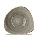 Churchill Deep Plate, Ø235 mm, 600 ml, Triangular, Stonecast Grey