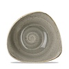 Churchill Deep Plate, Ø235 mm, 600 ml, Triangular, Stonecast Grey Churchill Deep Plate, Ø235 mm, 600 ml, Triangular, Stonecast Grey