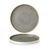 Churchill Shallow Plate with Rim, Ø210 mm, Stonecast Peppercorn Grey
