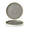 Churchill Shallow Plate with Rim, Ø210 mm, Stonecast Peppercorn Grey