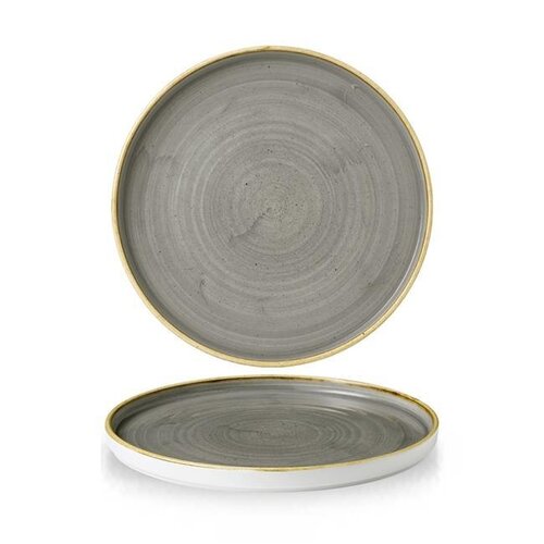 Churchill Talerz płytki z rantem, Ø210 mm, Stonecast Peppercorn Grey Churchill Talerz płytki z rantem, Ø210 mm, Stonecast Peppercorn Grey