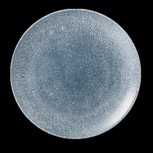 Churchill Shallow Plate, Ø217 mm, Raku Topaz Blue