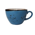 Fine Dine Earth Colours Stackable Blue Cappuccino Cup 285 ml, Earth Colours Iris
