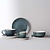 Fine Dine Earth Colours Stackable Navy Blue Cappuccino Cup 285 ml, Earth Colours Arando