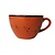 Fine Dine Earth Colours Stackable Orange Cappuccino Cup 285 ml, Earth Colours Dahlia