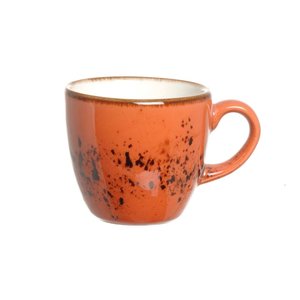 Fine Dine Earth Colours Filiżanka sztaplowana do espresso pomarańczowa 75 ml, Kolory Ziemi Dahlia Fine Dine Earth Colours Filiżanka sztaplowana do espresso pomarańczowa 75 ml, Kolory Ziemi Dahlia