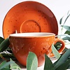 Fine Dine Earth Colours Stackable Orange Espresso Cup 75 ml, Earth Colours Dahlia