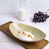 Fine Dine Earth Colours Boat bowl Olive