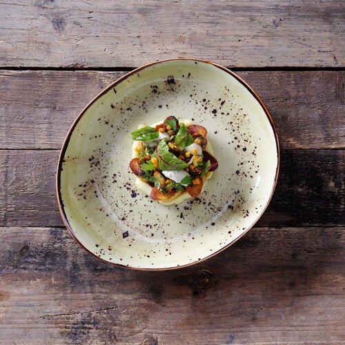 Fine Dine Earth Colours Miska sztaplowana Olive 80mm Fine Dine Earth Colours Miska sztaplowana Olive 80mm