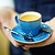 Fine Dine Earth Colours Orange Cappuccino Saucer ø 160 mm, Earth Colours Dahlia