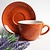 Fine Dine Earth Colours Orange Espresso Saucer ø 115 mm, Earth Colours Dahlia