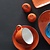 Fine Dine Earth Colours Orange Espresso Saucer ø 115 mm, Earth Colours Dahlia