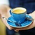 Fine Dine Earth Colours Blue Espresso Saucer ø 115 mm, Earth Colours Iris