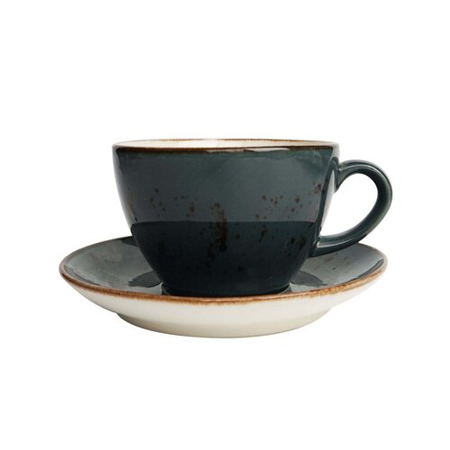 Fine Dine Earth Colours Spodek do espresso granatowy ø 115 mm, Kolory Ziemi Arando Fine Dine Earth Colours Spodek do espresso granatowy ø 115 mm, Kolory Ziemi Arando