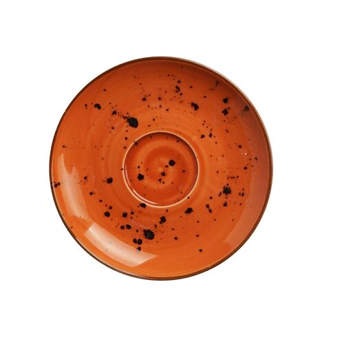 Fine Dine Earth Colours Orange Espresso Saucer ø 115 mm, Earth Colours Dahlia Fine Dine Earth Colours Orange Espresso Saucer ø 115 mm, Earth Colours Dahlia