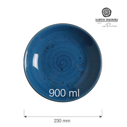 Fine Dine Earth Colours Deep Plate, Ø230 mm, Iris Fine Dine Earth Colours Deep Plate, Ø230 mm, Iris