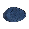 Fine Dine Earth Colours Shallow Plate 350x210 Irregular, Iris