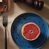 Fine Dine Earth Colours Shallow Plate 350x210 Irregular, Iris