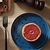 Fine Dine Earth Colours Shallow Plate 350x210 Irregular, Iris