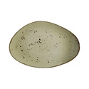 Fine Dine Earth Colours Shallow Plate 350x210 Irregular, Olive