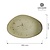 Fine Dine Earth Colours Shallow Plate 350x210 Irregular, Olive