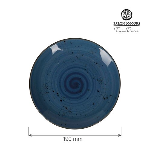 Fine Dine Earth Colours Shallow Plate, Ø190 mm, Iris Fine Dine Earth Colours Shallow Plate, Ø190 mm, Iris