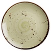 Fine Dine Earth Colours Shallow Plate, Ø190 mm, Irregular, Olive