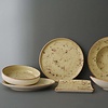 Fine Dine Earth Colours Shallow Plate, Ø190 mm, Irregular, Olive